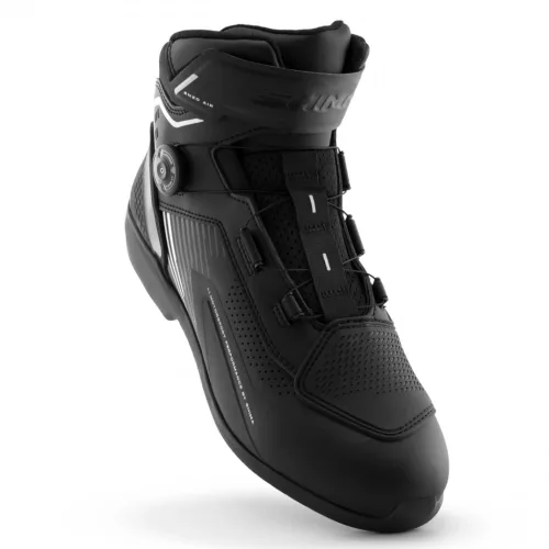 SHIMA ENZO MEN AIR Férfi motoros cipő | Black/White