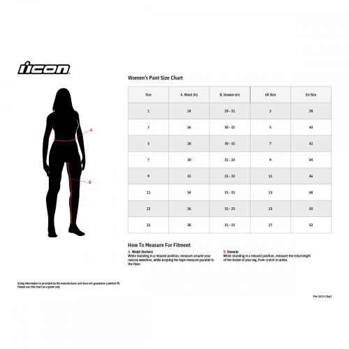 Icon Hella2 női motoros nadrág - Black