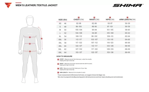 SHIMA RUSH 2.0 Férfi motoros textil kabát | Black/fluo