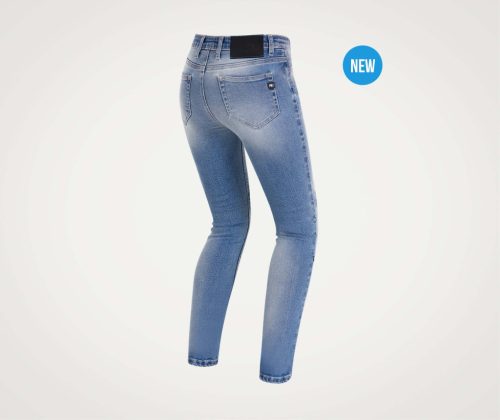 PMJ Ginevra Női motoros farmernadrág | világos kék