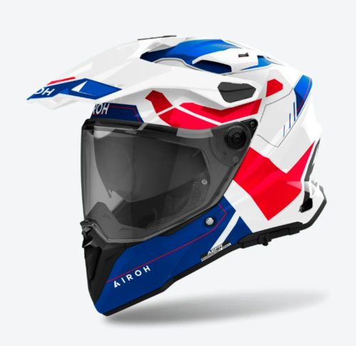 Airoh Commander 2 bukósisak | Reveal - Blue/Red Gloss