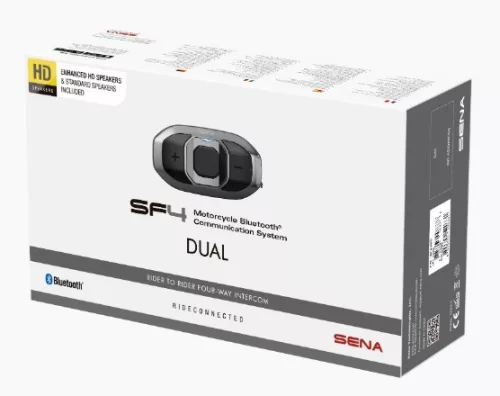 SENA SF4 DUAL 4 résztvevős csoportos kommunikáció 