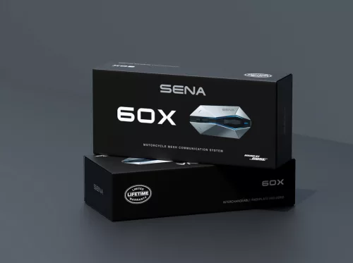 SENA 60X kommunikációs rendszer SOUND BY BOSE hangzással, WAVE-, Mesh- és Bluetooth Intercommal