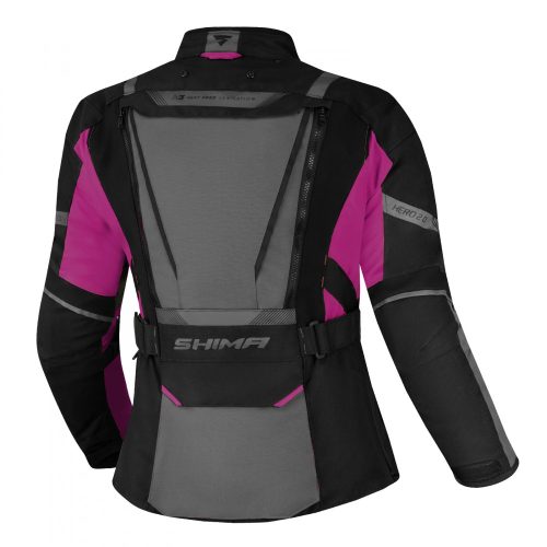 SHIMA HERO 2.0 LADY Női motoros textil kabát | Pink