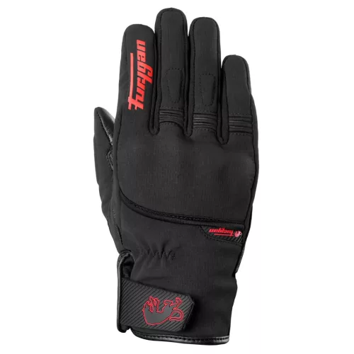 FURYGAN JET D3O ALL SEASON Férfi motoros kesztyű | Black/Red
