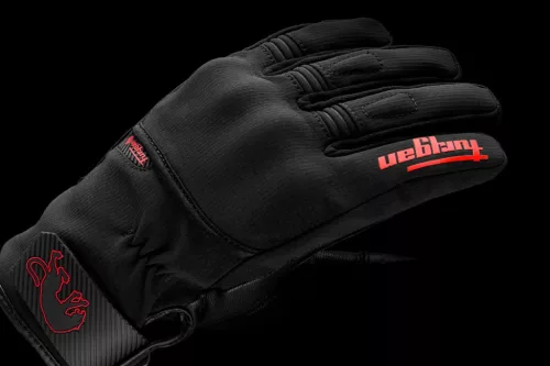 FURYGAN JET D3O ALL SEASON Férfi motoros kesztyű | Black/Red