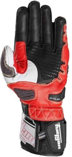FURYGAN STYG20 X KEVLAR® Férfi motoros bőrkesztyű | Black/White/Red