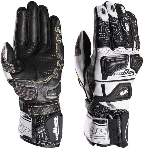 FURYGAN STYG20 X KEVLAR® Férfi motoros bőrkesztyű | White/Black