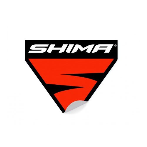SHIMA matrica SHIMA LOGO RED | 65 X 58 MM - 1db