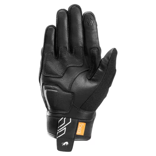 FURYGAN JET NEON D3O Férfi motoros kesztyű | Black/White