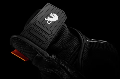 FURYGAN JET NEON D3O Férfi motoros kesztyű | Black/White