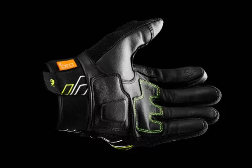 FURYGAN JET NEON D3O Férfi motoros kesztyű | Black/Neon