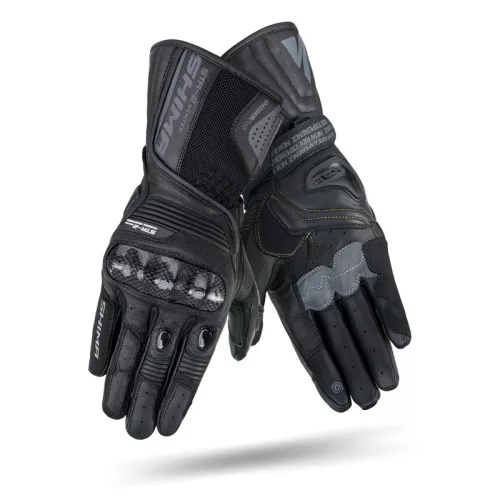 SHIMA STR-2 VENTED Férfi motoros kesztyű | black
