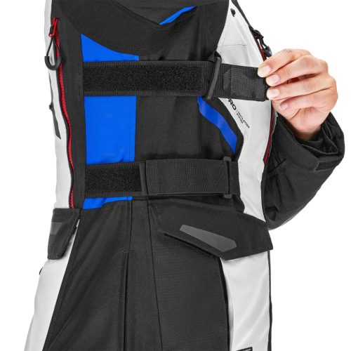 SHIMA Dune LADY Női motoros textil kabát | Fekete/Piros/Kék