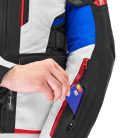 SHIMA Dune LADY Női motoros textil kabát | Fekete/Piros/Kék