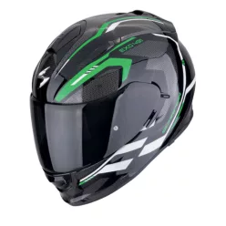 Scorpion Exo-491 Kripta bukósisak | fekete/zöld/fehér