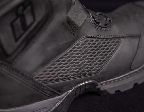 Icon motoros cipő STORMHAWK WATERPROOF - BLACK