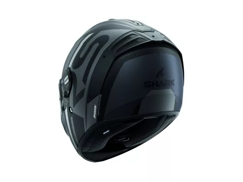 Shark bukósisak Spartan RS - CARBON SHAWN MAT - HE8156EDSA