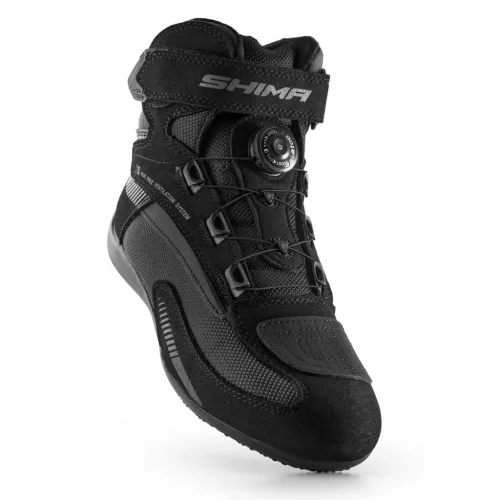SHIMA EXO VENTED Férfi motoros cipő | Black/Black