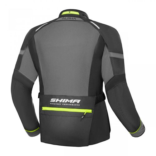 SHIMA ALPHA Férfi motoros textil kabát  3in1 | Fluo