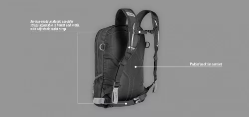 IXON R-TENSION motoros hátizsák | BLACK