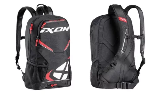 IXON R-TENSION motoros hátizsák | BLACK/WHITE/RED