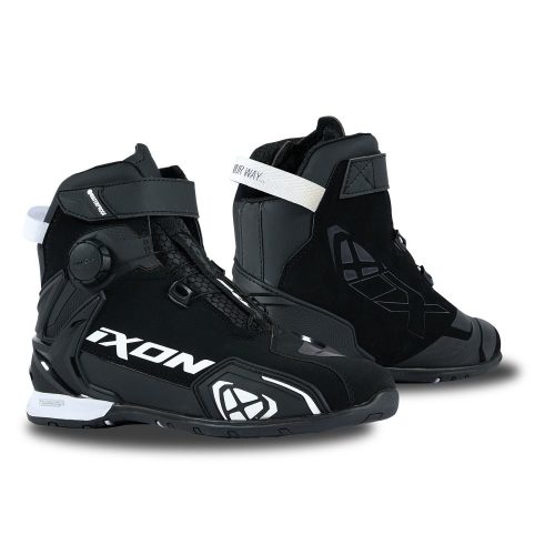 IXON BULL 2 WP vízálló motoros cipő | BLACK/WHITE