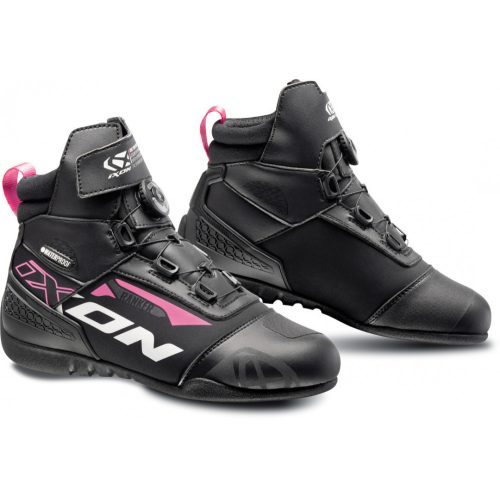 IXON RANKER Vízálló Női motoros cipő | Black/Fuchsia