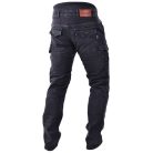 Trilobite férfi motoros farmer Acid Scrambler men / CE AA black / regular fit