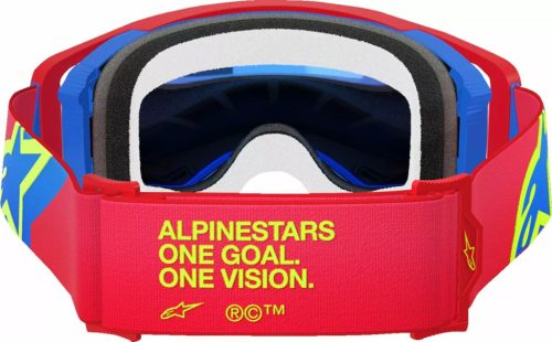 Alpinestars cross szemüveg Supertech Corp ABS | Piros-Kék - tükrös kék lencsével