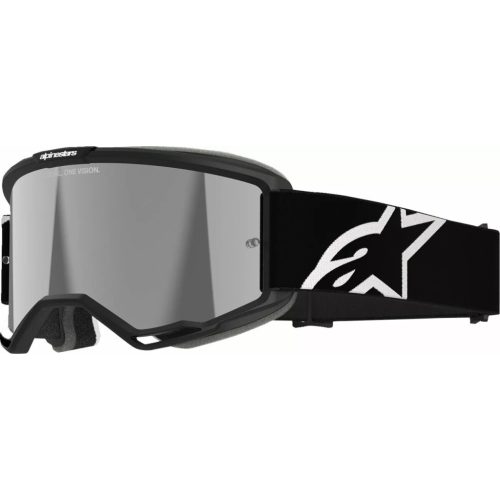 Alpinestars cross szemüveg Vision 5 Corp | Fekete - tükrös ezüst lencsével