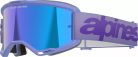Alpinestars cross szemüveg Vision 5 Wordmark | Lila - tükrös kék lencsével