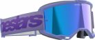Alpinestars cross szemüveg Vision 5 Wordmark | Lila - tükrös kék lencsével