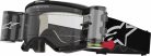 Alpinestars cross szemüveg Vision 5 Corp Roll-Off | Fekete - víztiszta lencsével