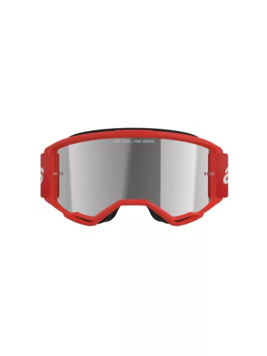 Alpinestars cross szemüveg Vision 3 Wordmark | Piros - tükrös ezüst lencsével