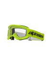 Alpinestars cross szemüveg Vision 3 Wordmark | Fluo sárga - víztiszta lencsével