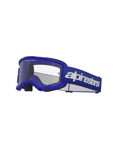 Alpinestars cross szemüveg Vision 3 Wordmark | Kék - víztiszta lencsével