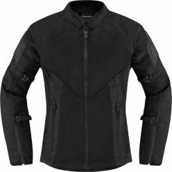 Icon motoros női kabát MESH AF - FEKETE