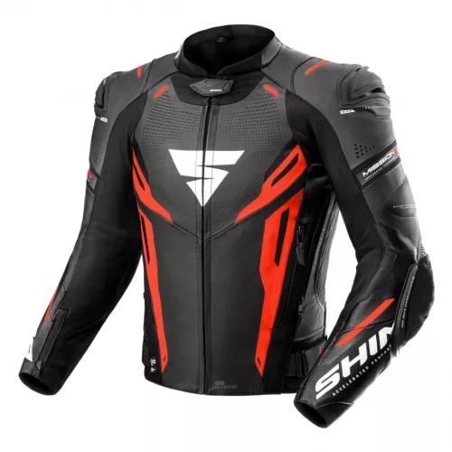 SHIMA MISSION ST MEN G2 motoros bőrkabát | Black/Red