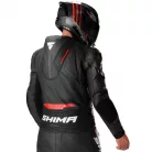 SHIMA MISSION ST MEN G2 motoros bőrkabát | Black/Red