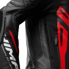 SHIMA MISSION ST MEN G2 motoros bőrkabát | Black/Red