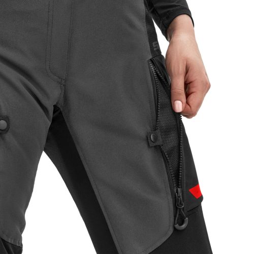 SHIMA Dune LADY Női motoros textil nadrág | Fekete/Piros