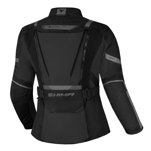 SHIMA HERO 2.0 LADY Női motoros textil kabát | Fekete