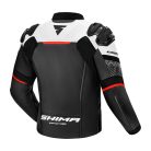 SHIMA BANDIT 2.0 motoros bőrdzseki | Black/red