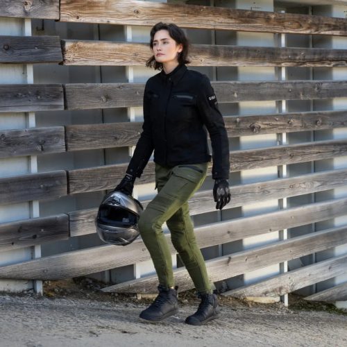 SHIMA GIRO 3.0 Női motoros farmernadrág | KHAKI
