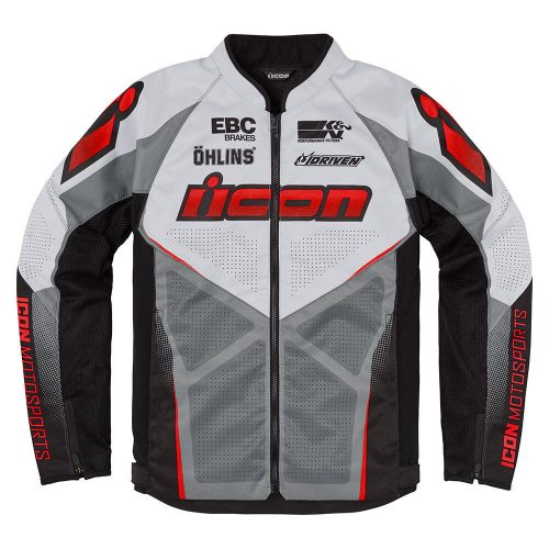 ICON motoros kabát HOOLIGAN ULTRABOLT - RED