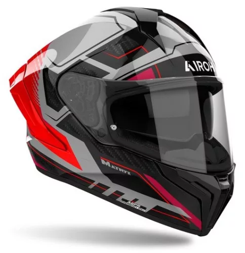AIROH Matryx Rocket bukósisak | Red Fluo Gloss