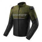 Shima Drift férfi motoros textil kabát - fekete/khaki