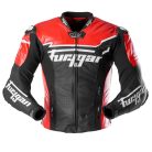 Furygan SIRIUS férfi bőrkabát | Black-Red-White