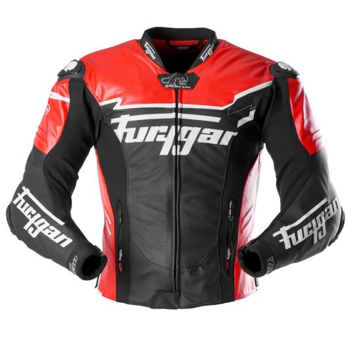 Furygan SIRIUS férfi bőrkabát | Black-Red-White